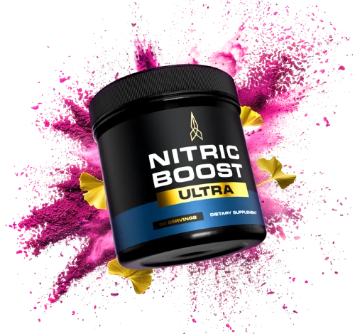 Nitric Boost Ultra supplement jar - advanced nitric oxide support formula